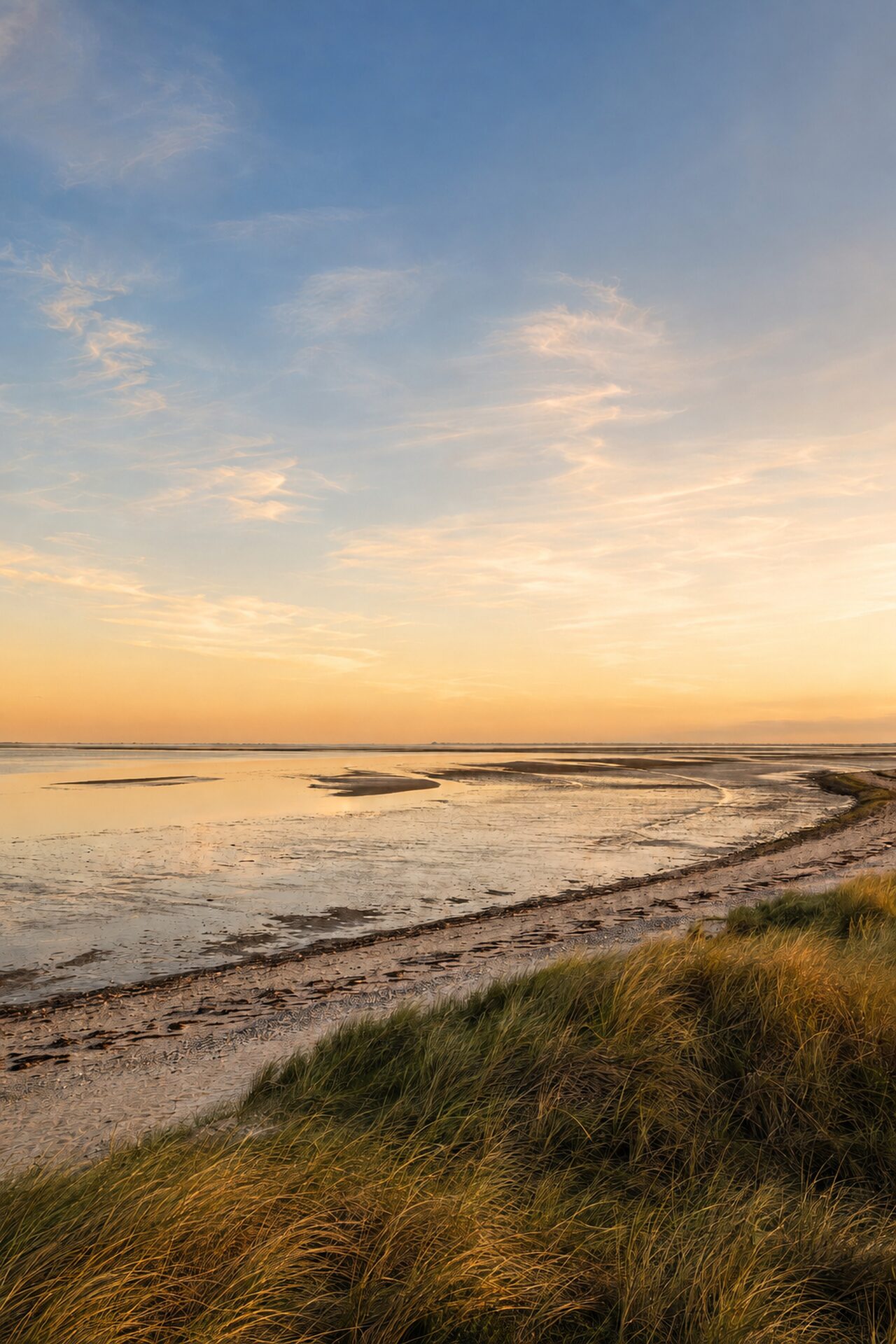 Abendstimmung am dänischen Wattenmeer